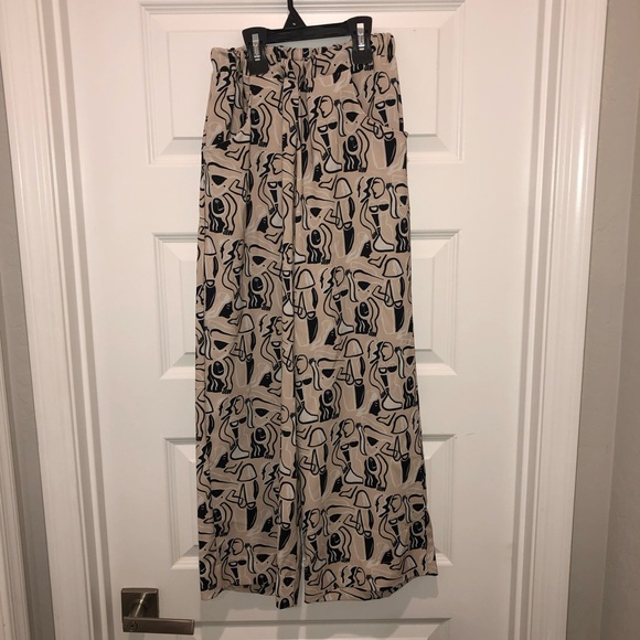 Dazey LA Pants - Dazey LA x Free People x Anthropologie Abstract Lagenlook Drop Crotch Pants sz M